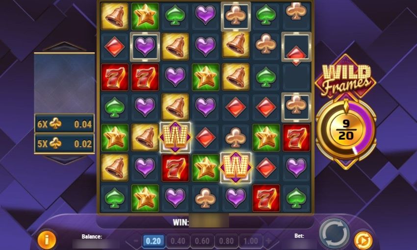 Слот Wild Frames с 7 барабанами